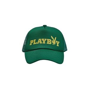 Playboy Masthead Green Trucker Hat